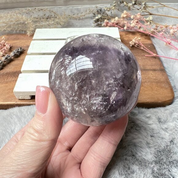 Gorgeous Phantom Amethyst Sphere (PA1) - Picture 2 of 11